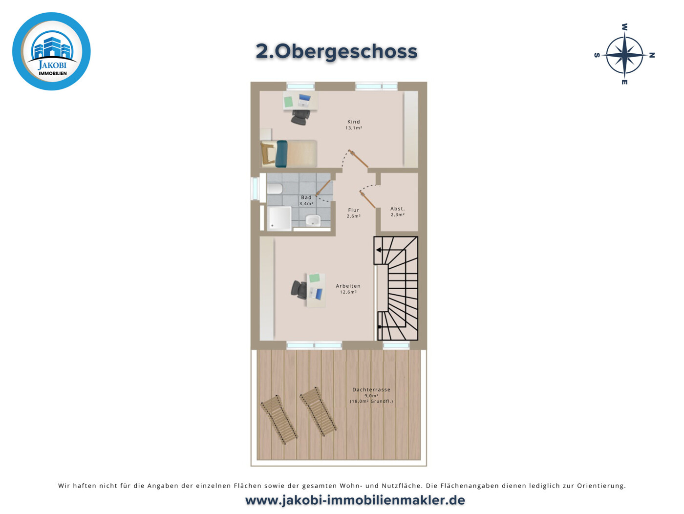 Grundriss 2.Obergeschoss