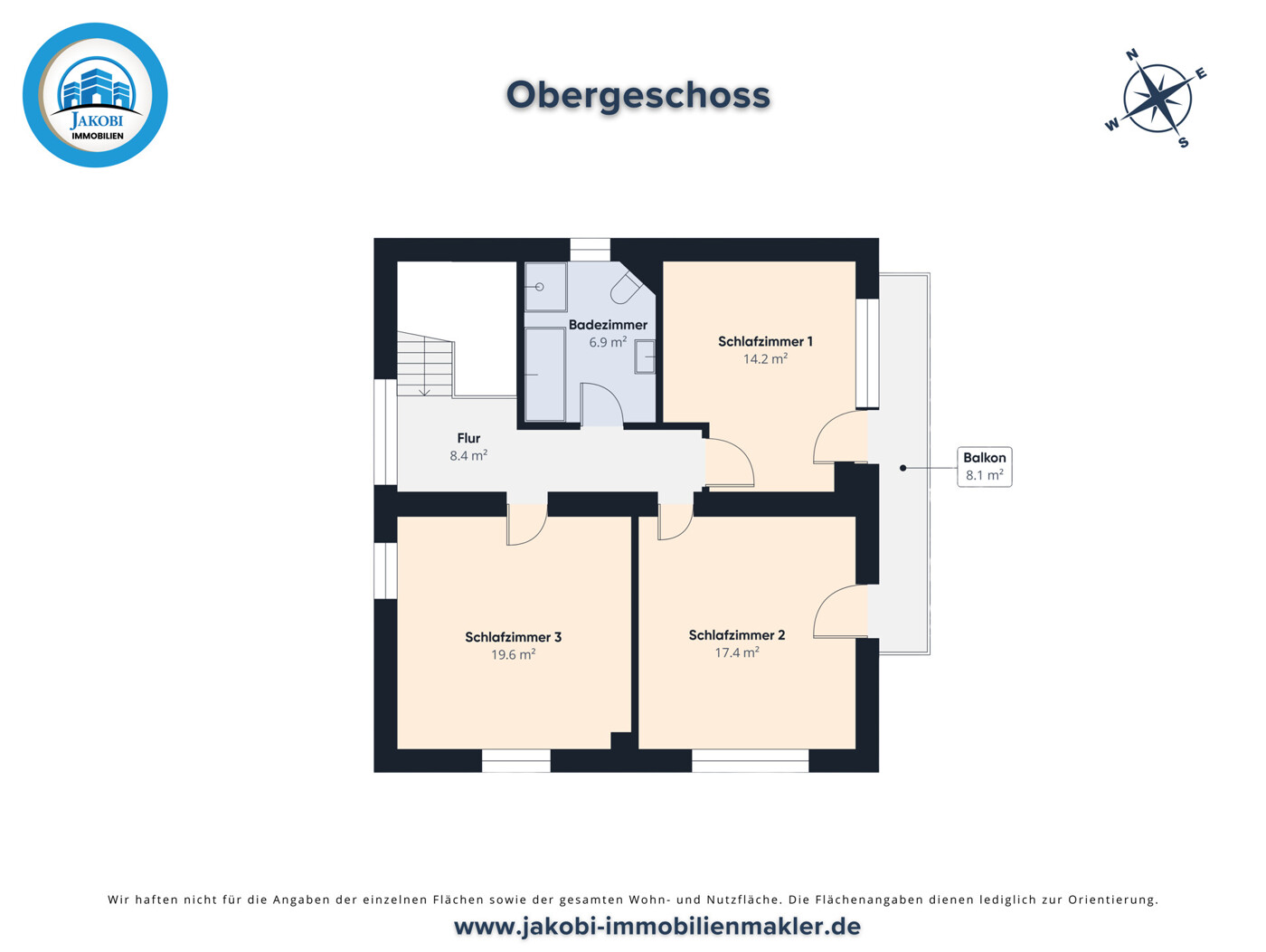 Grundriss Obergeschoss