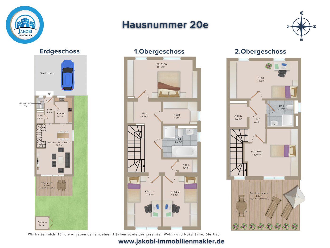Grundrisse Hausnr.20e