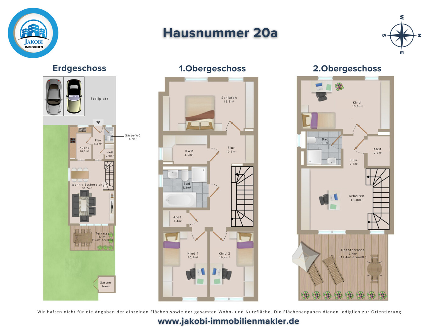 Grundrisse Hausnr.20a