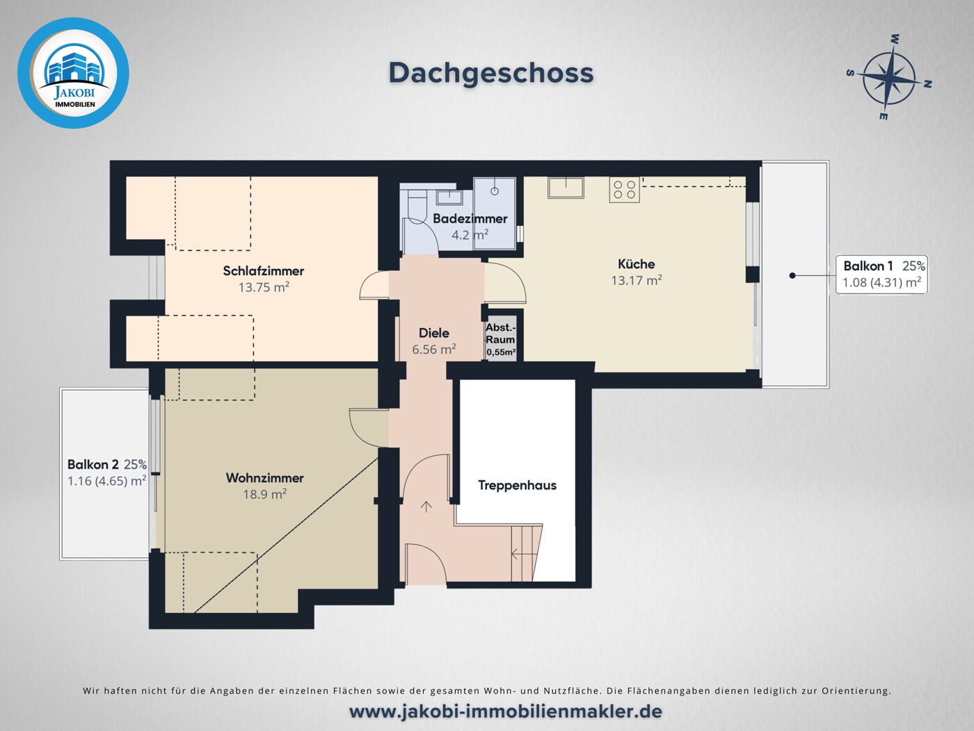 Grundriss Dachgeschoss