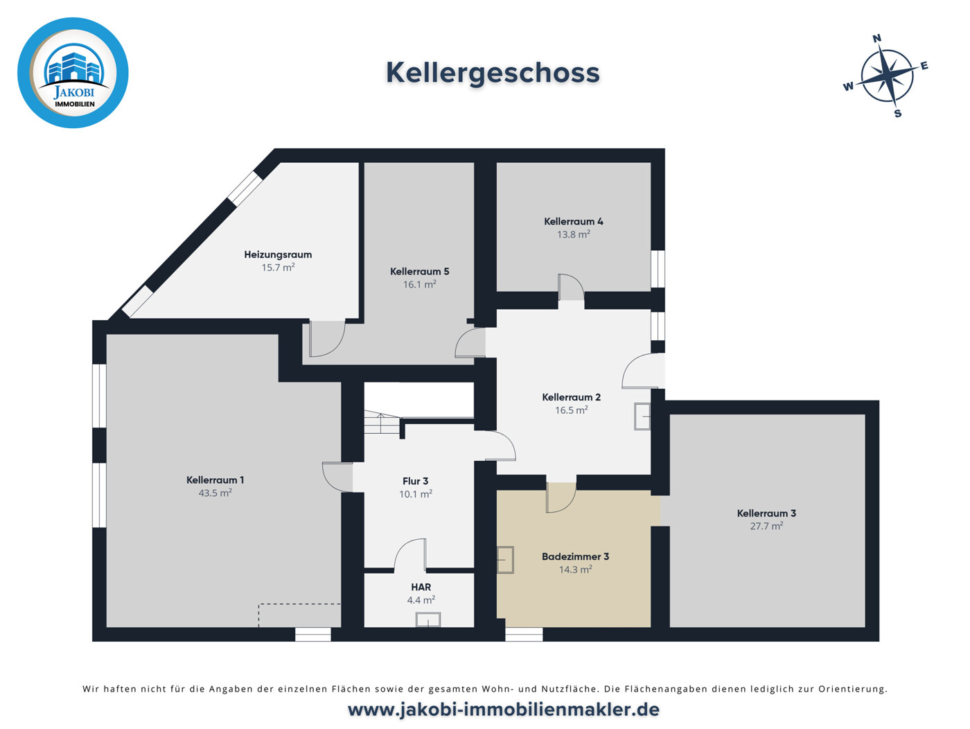 Grundriss Kellergeschoss