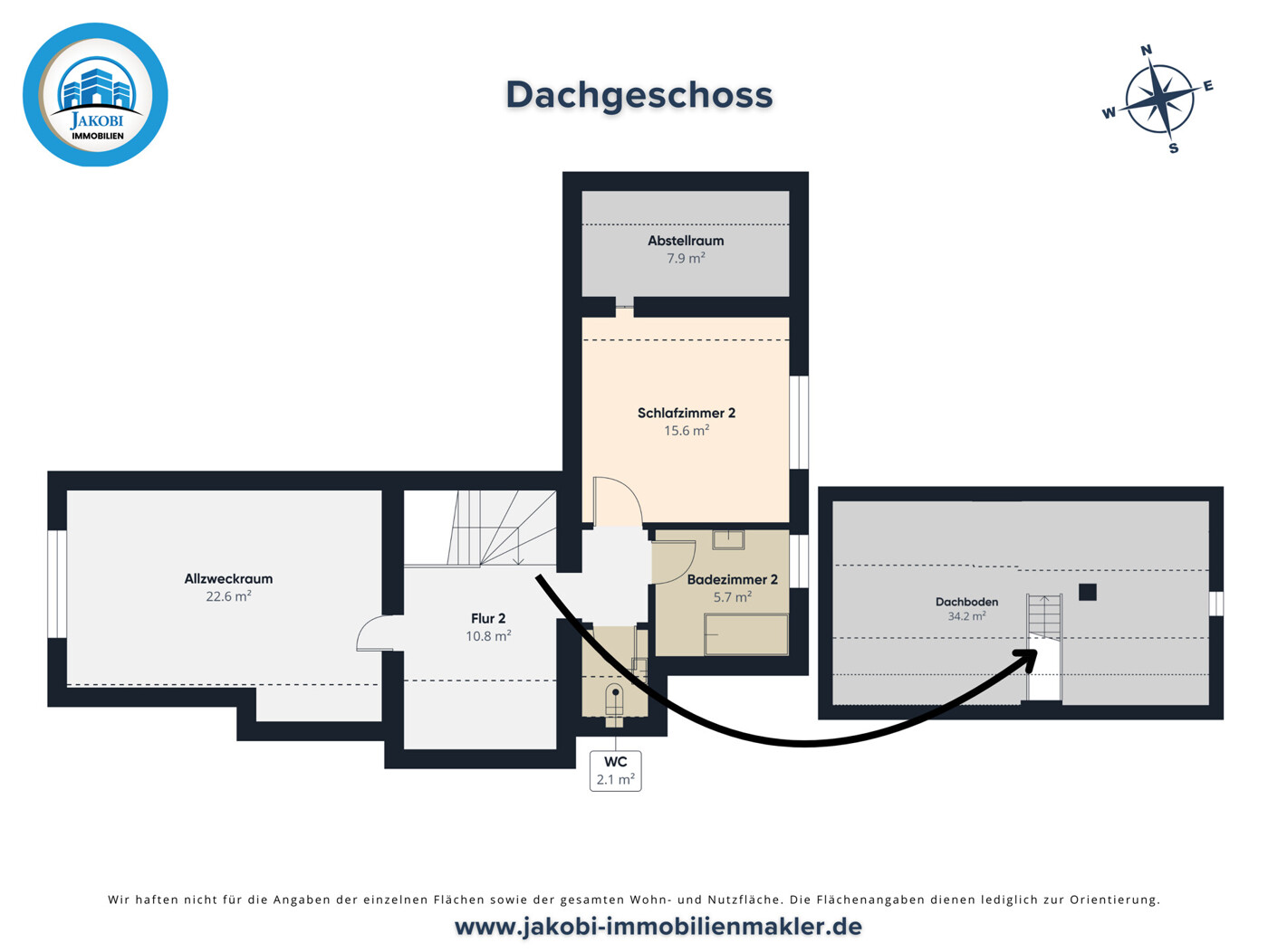 Grundriss Dachgeschoss