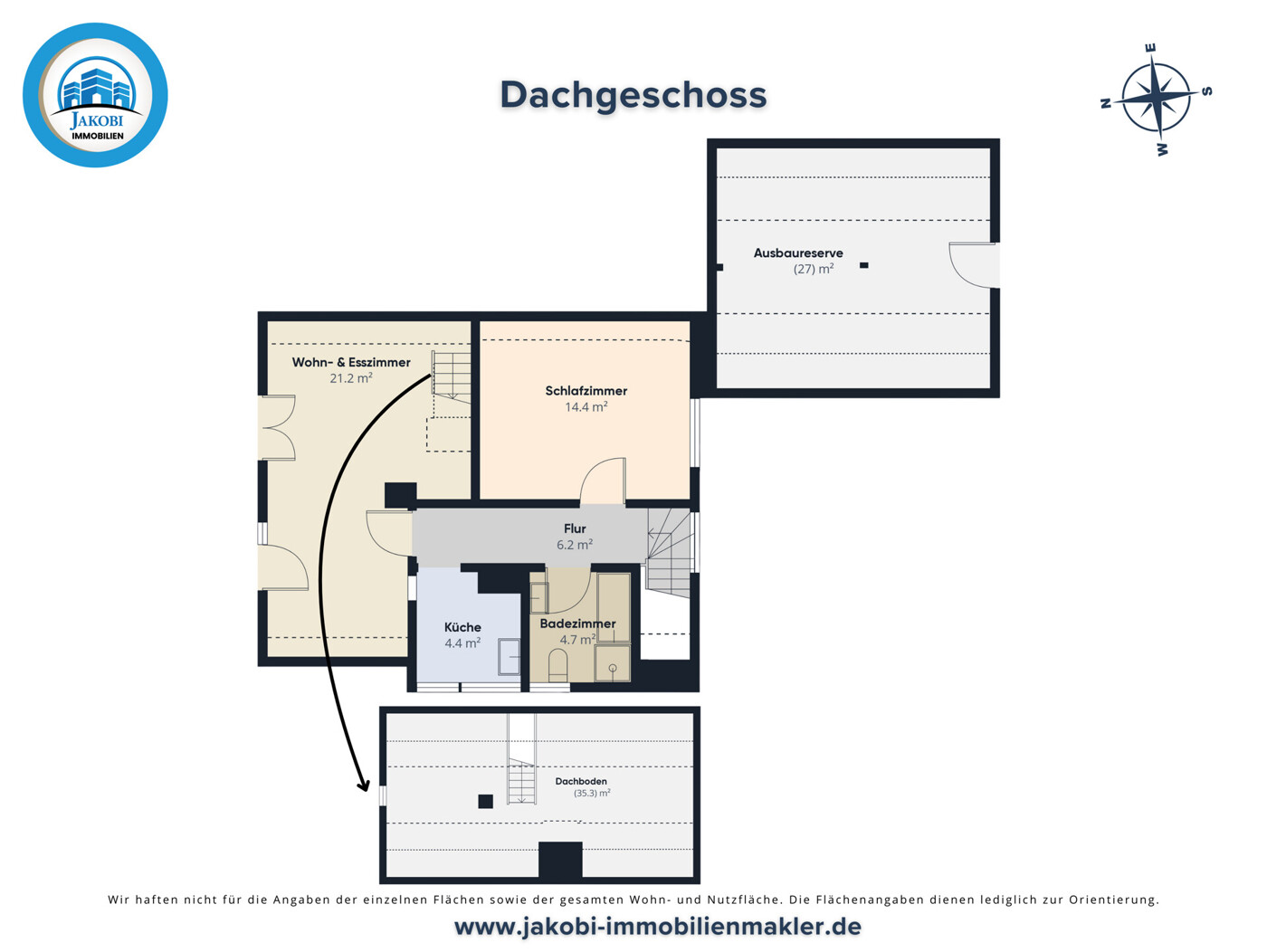 Grundriss Dachgeschoss