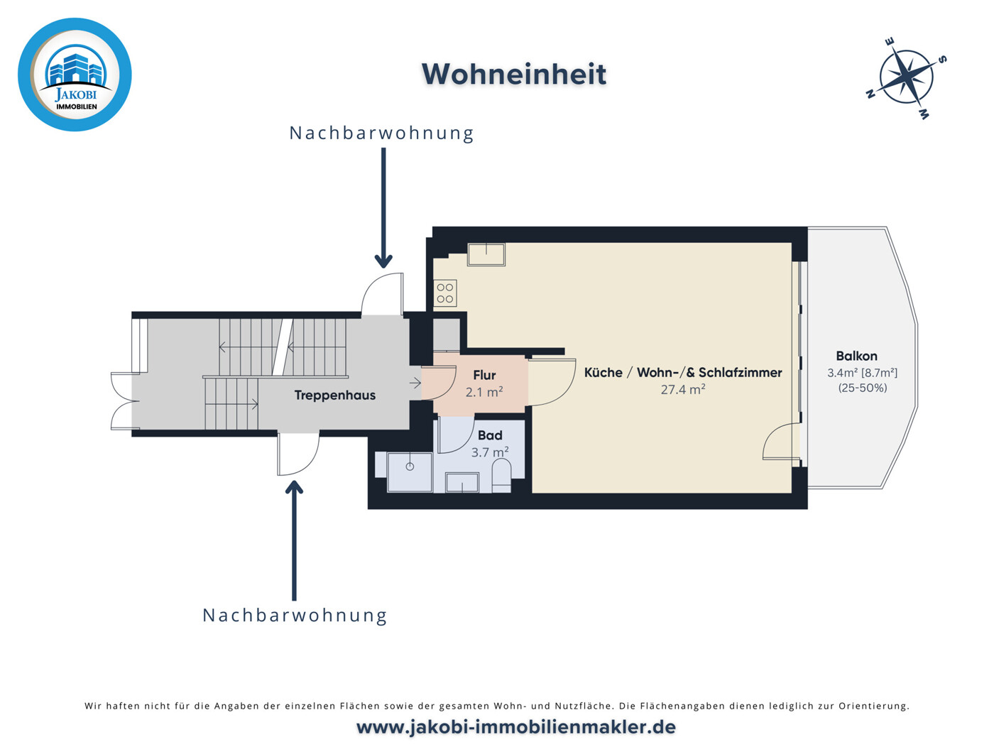 Grundriss Wohneinheit