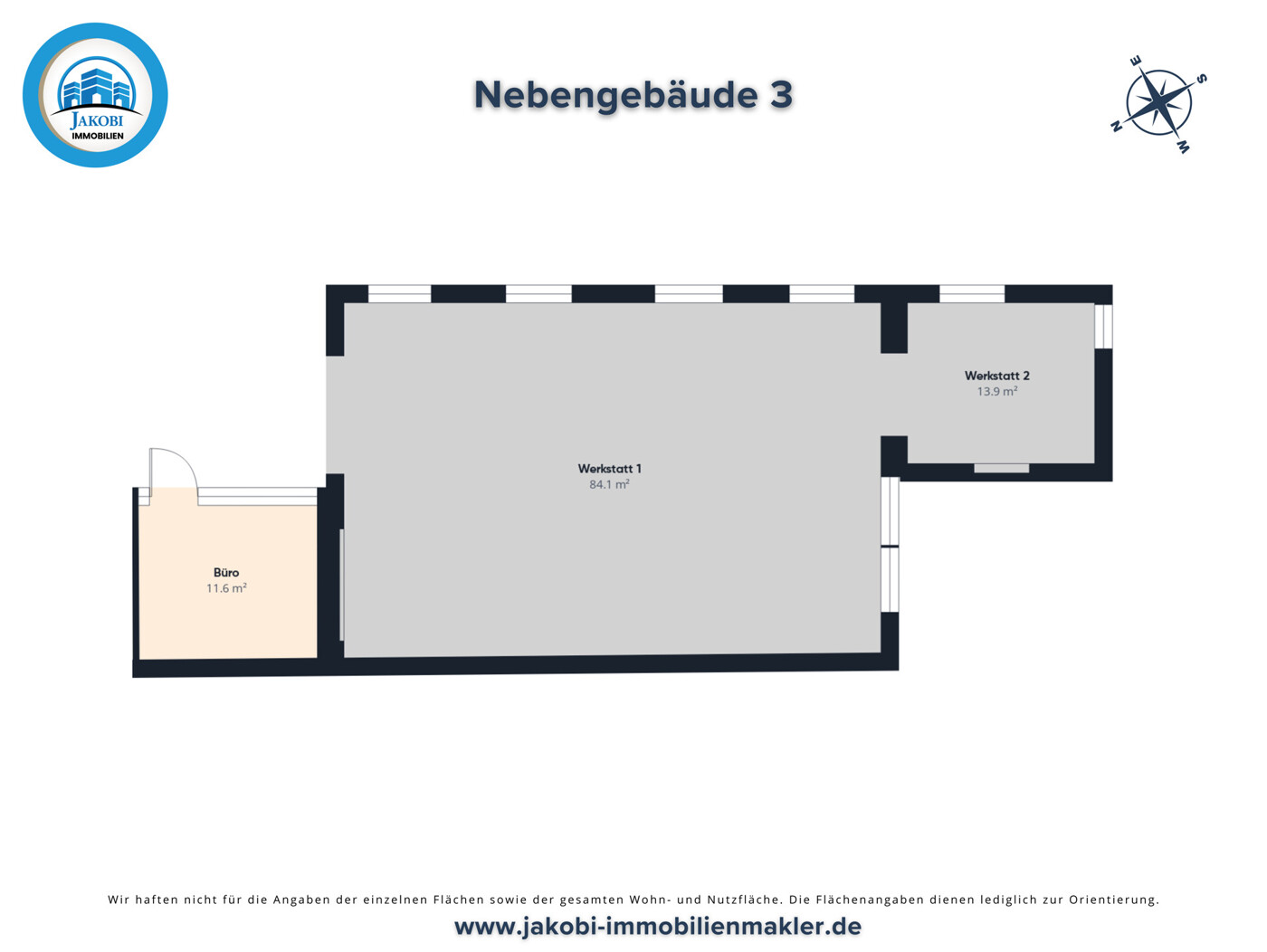 Grundriss Nebengebäude 3