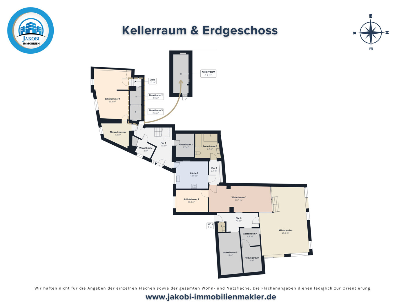 Grundriss KG & EG