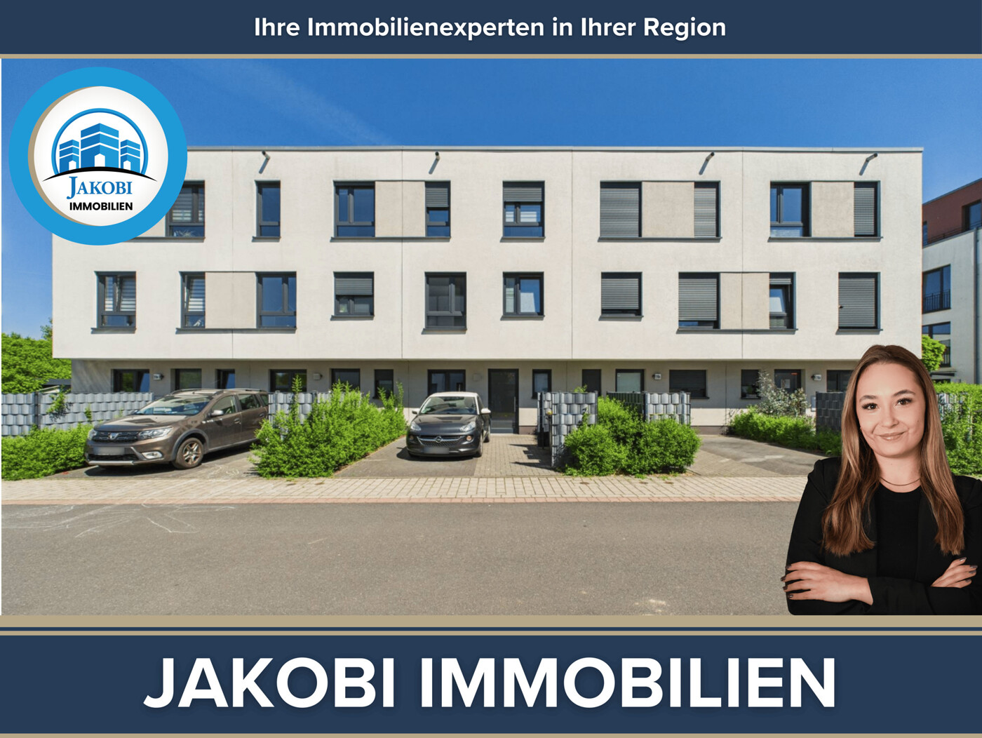 Modernes Reihenendhaus