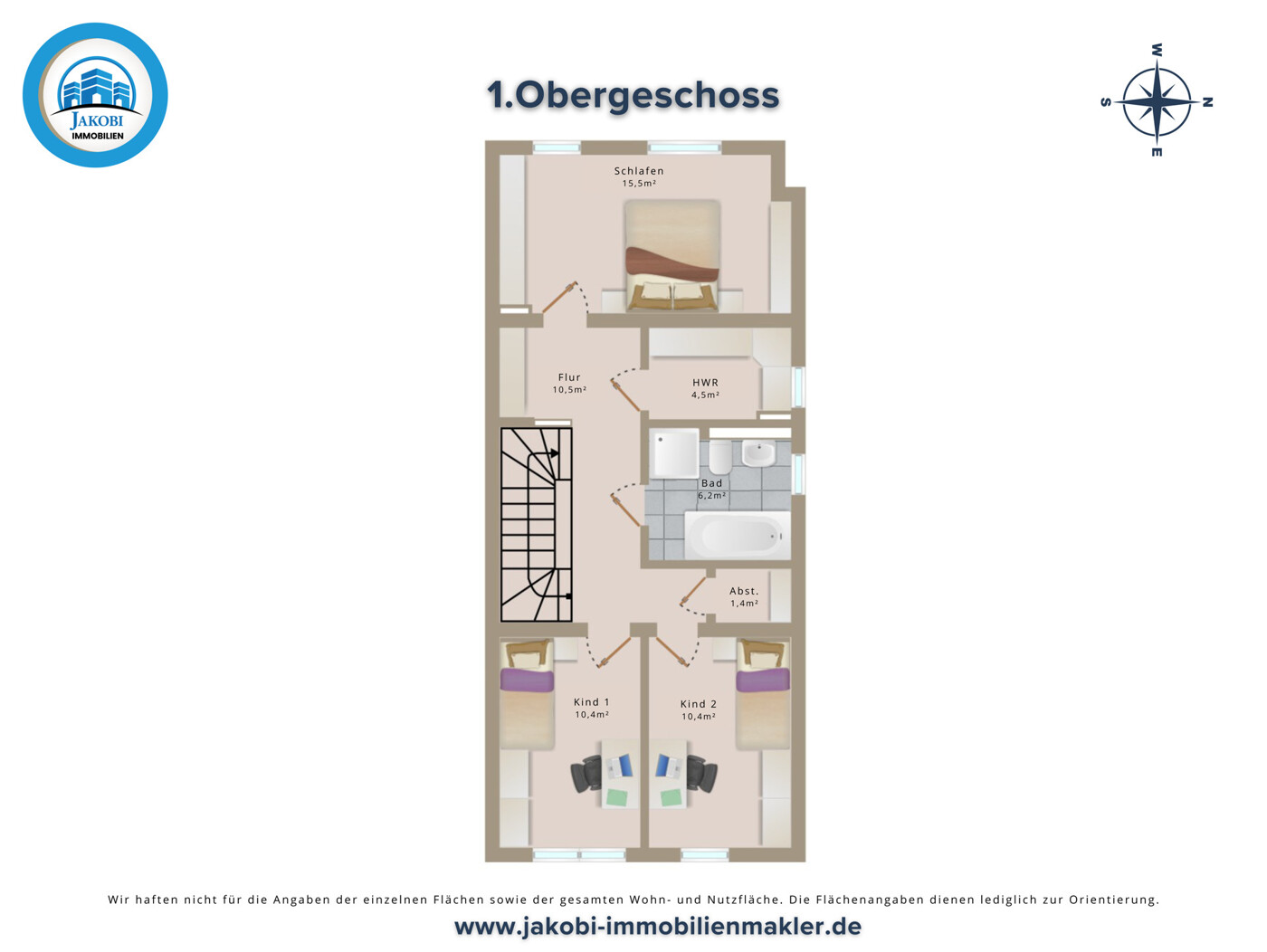 Grundriss 1.Obergeschoss
