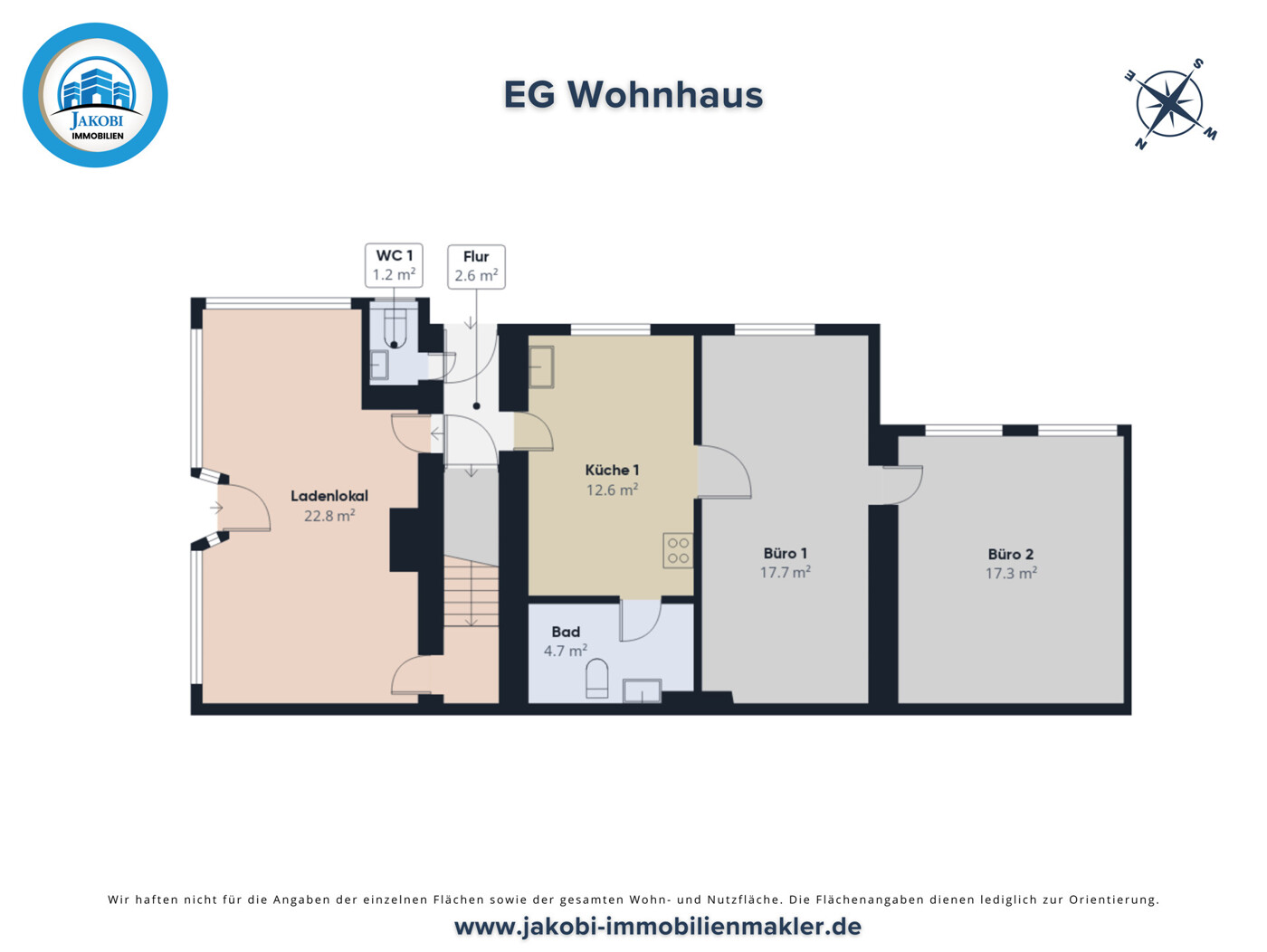 Grundriss EG Wohnhaus