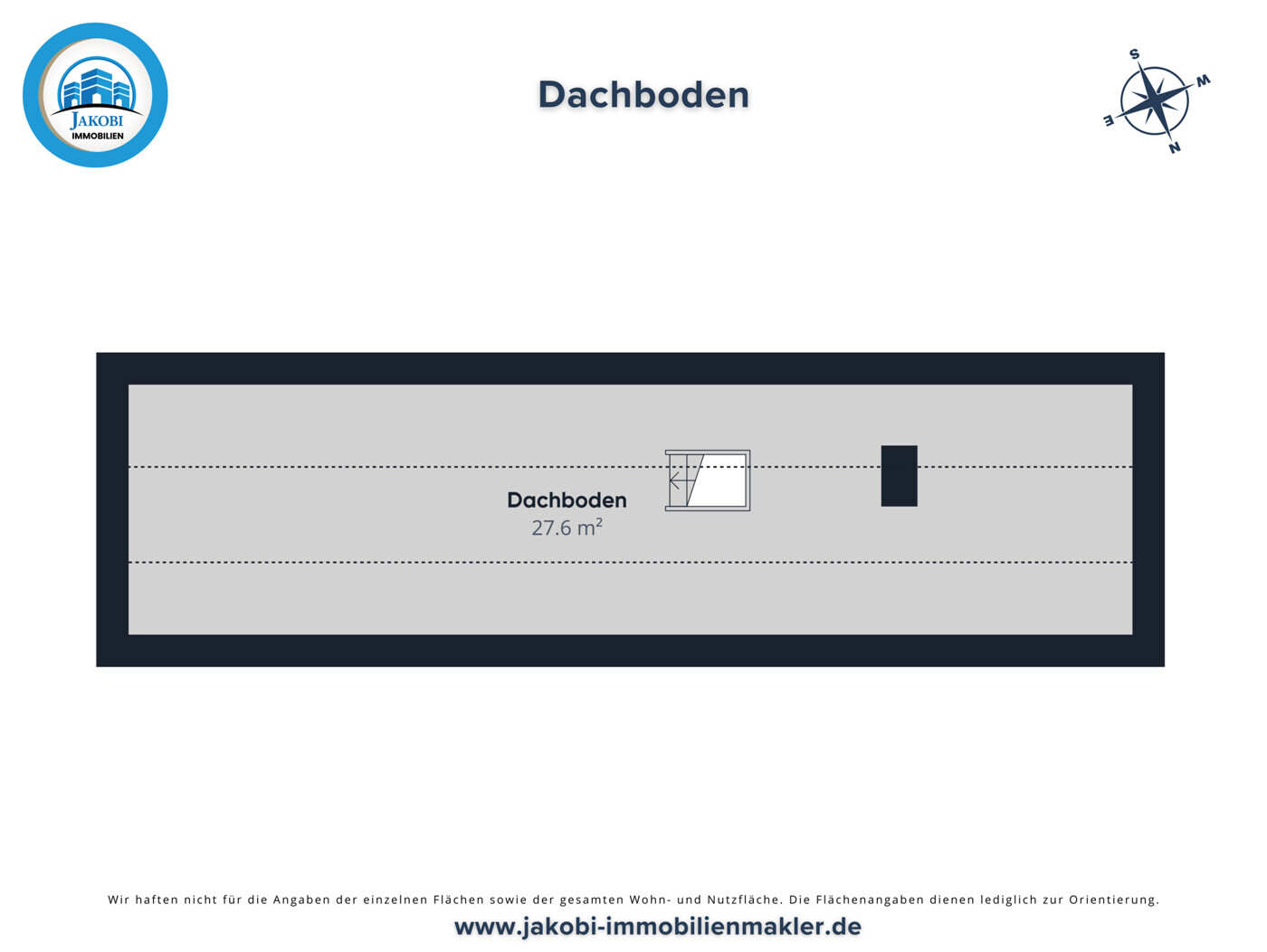 Grundriss Dachboden