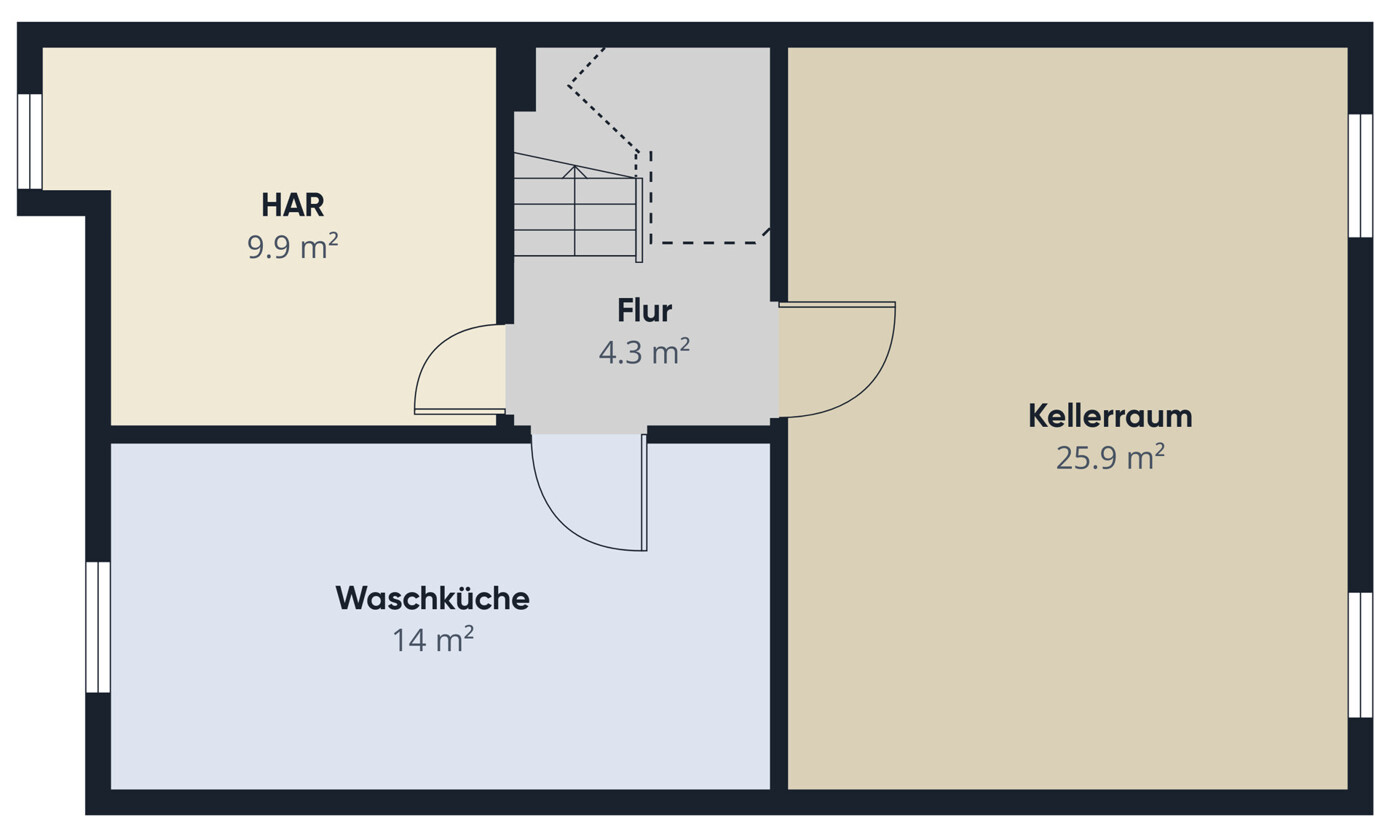Grundriss Kellergeschoss