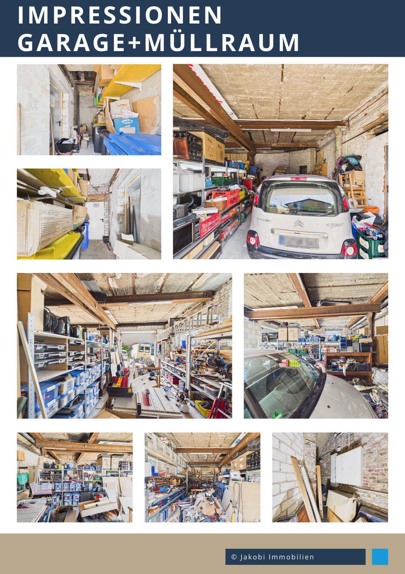 Impressionen Garage und Müllraum