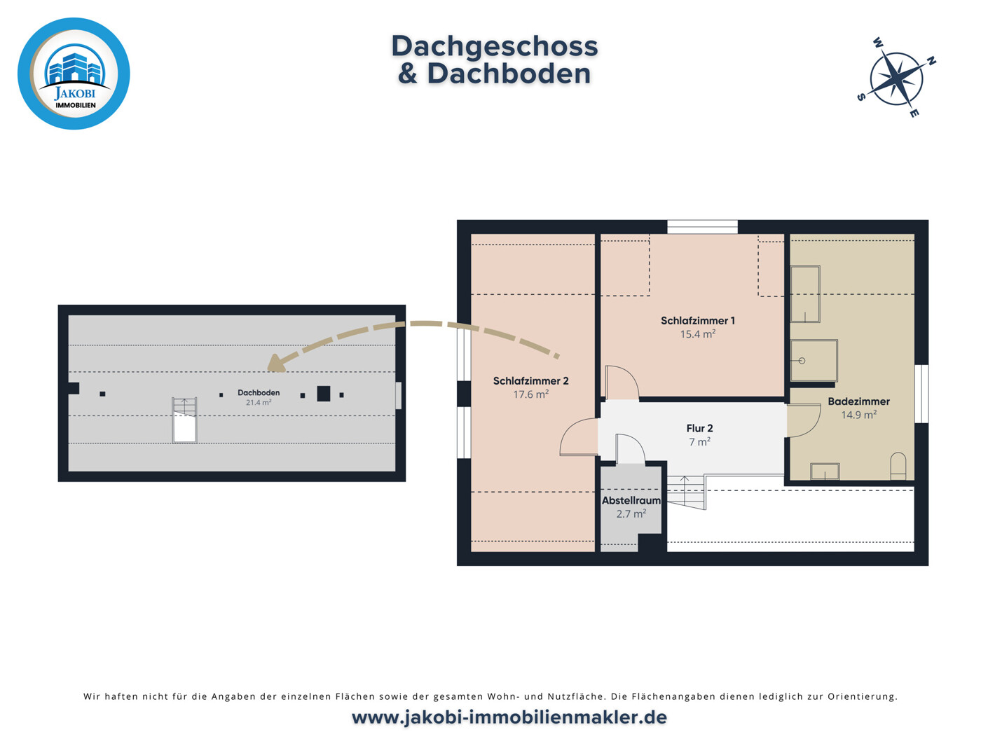 Grundriss DG & Dachboden