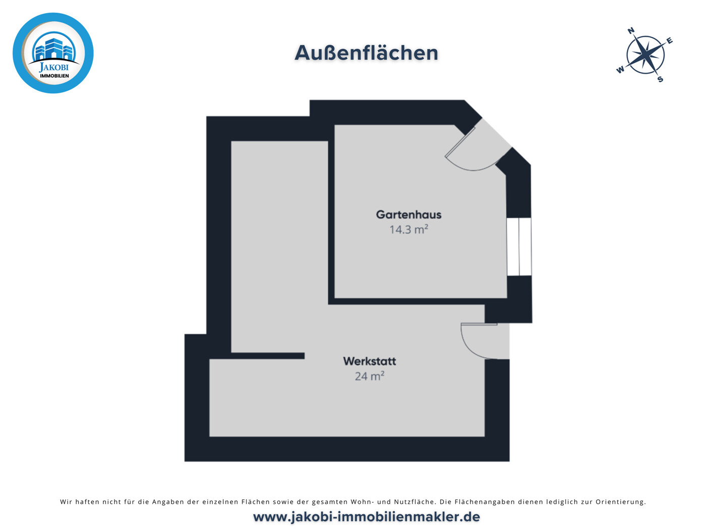 Grundriss Außenflächen