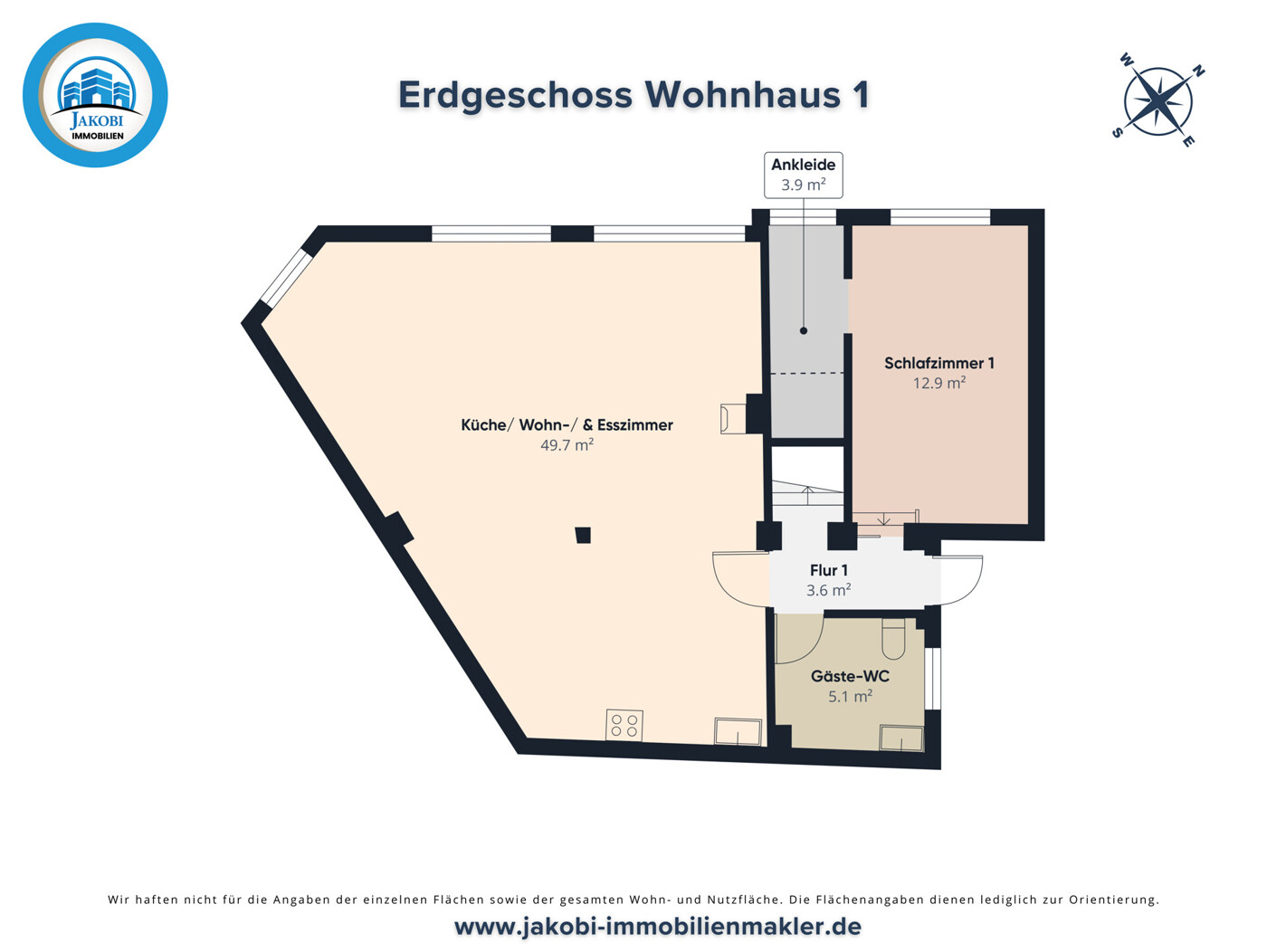 Grundriss EG Haus 1