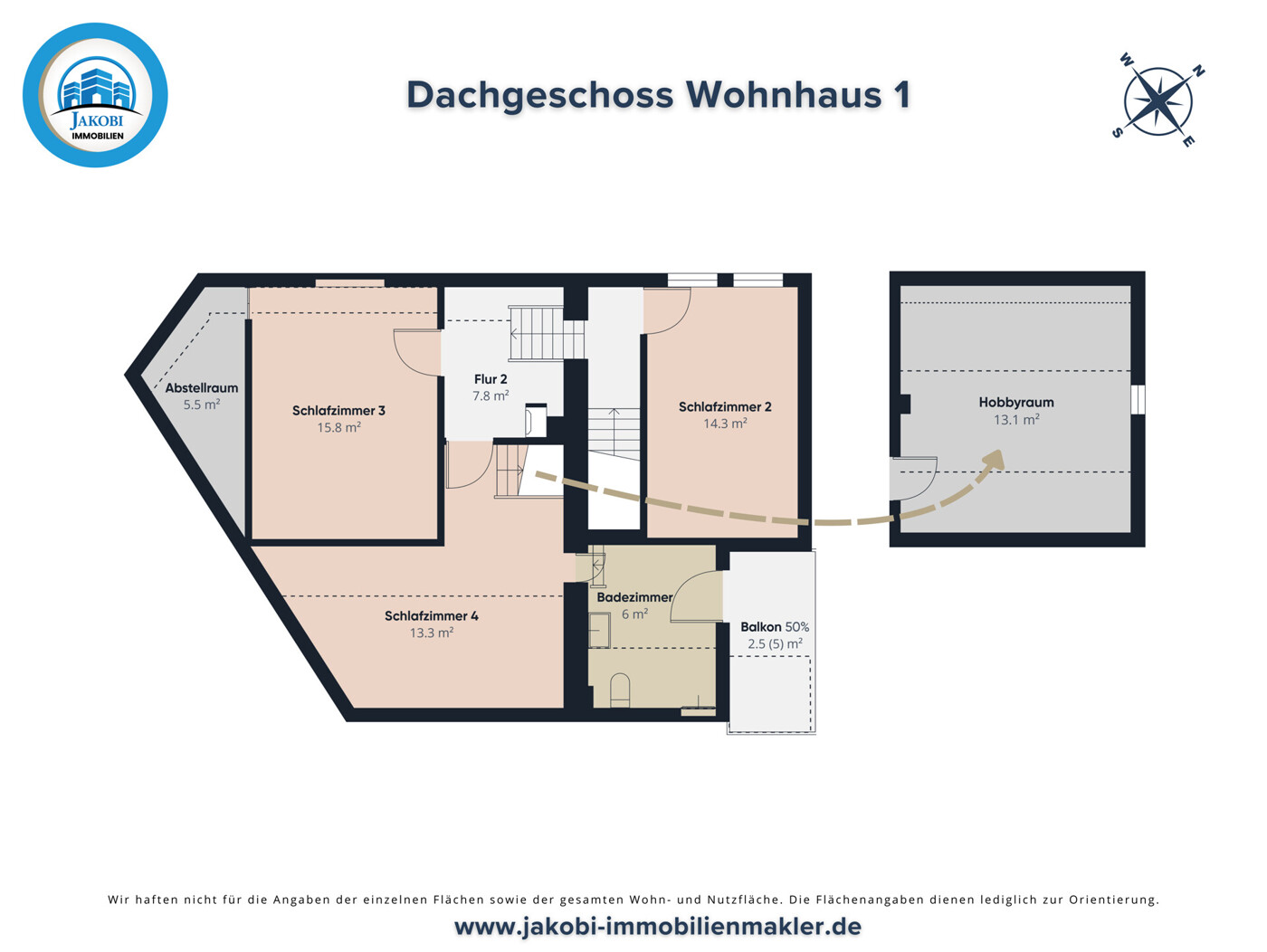 Grundriss DG Haus 1