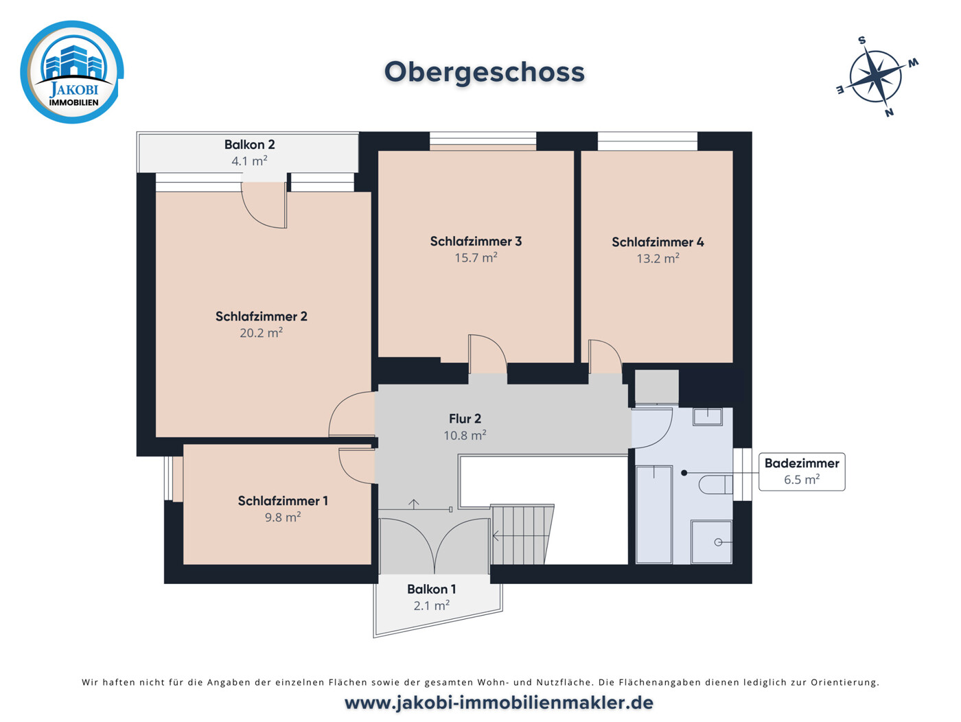Grundriss Obergeschoss