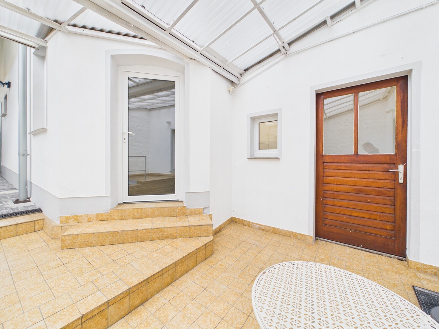 Überdachter Terrassenbereich