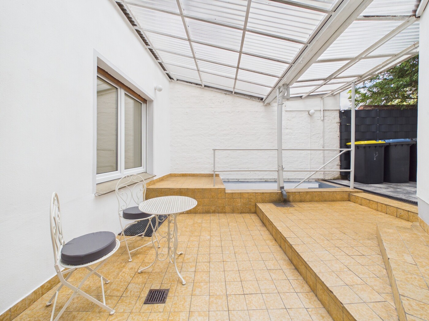 Überdachter Terrassenbereich