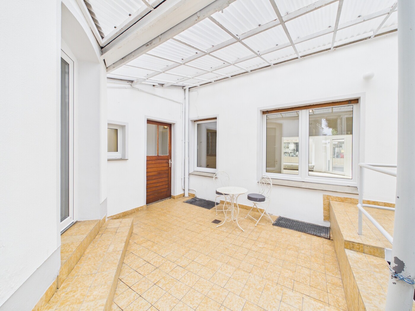 Überdachter Terrassenbereich