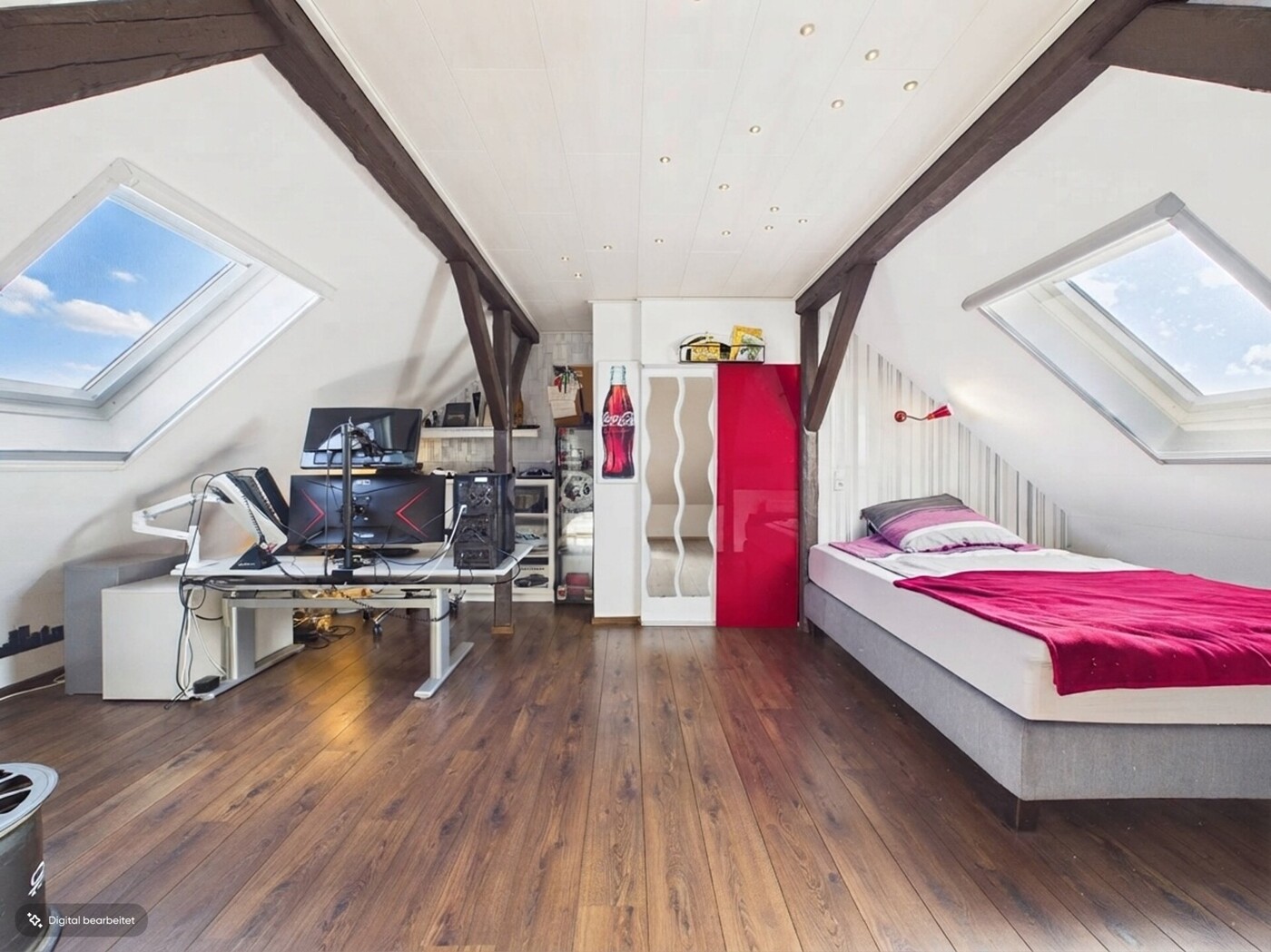Ausgebautes Dachstudio