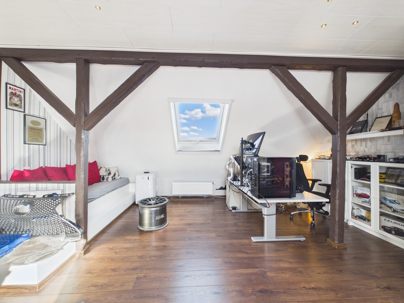 Ausgebautes Dachstudio