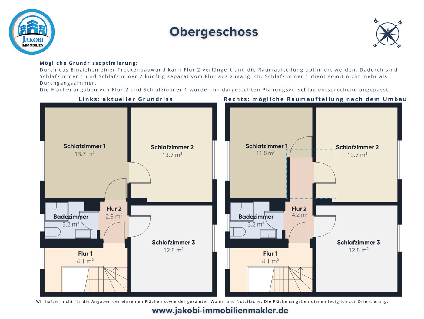 Grundriss OG Umbau