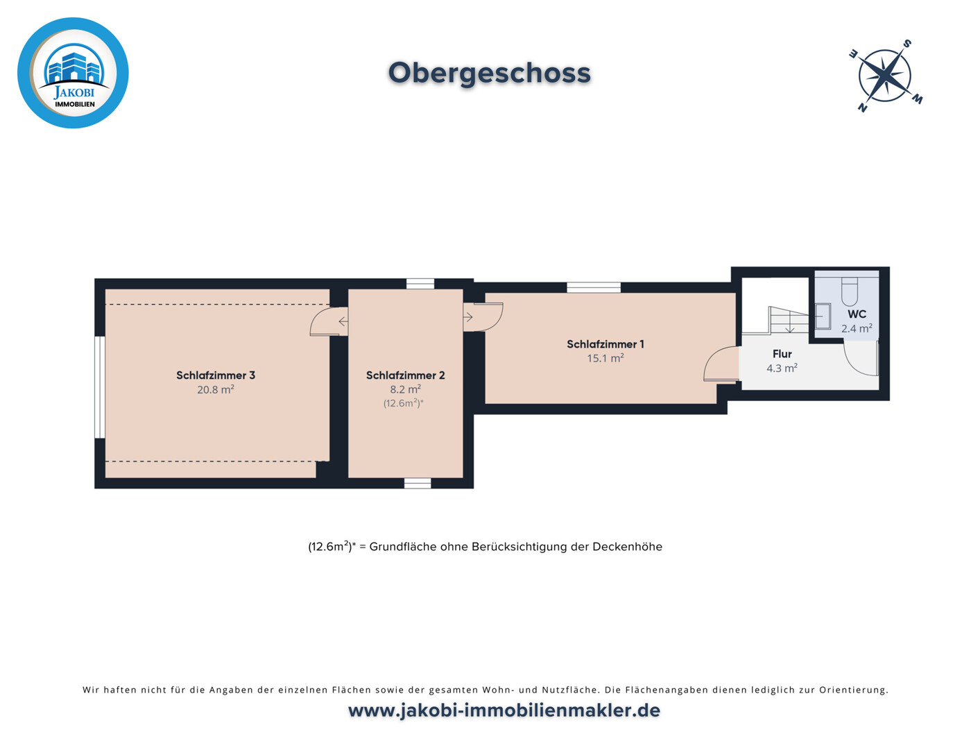 Grundriss Obergeschoss