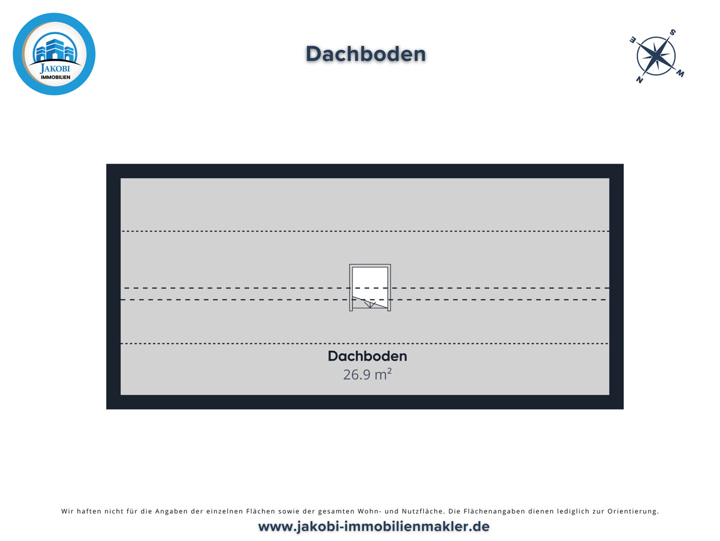 Grundriss Dachboden