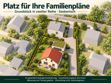 KI Generierung_Luftbild mit Grundstücksplan 