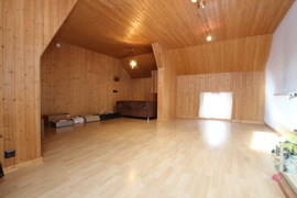 Elternschlafzimmer mit angrenzender Sauna
