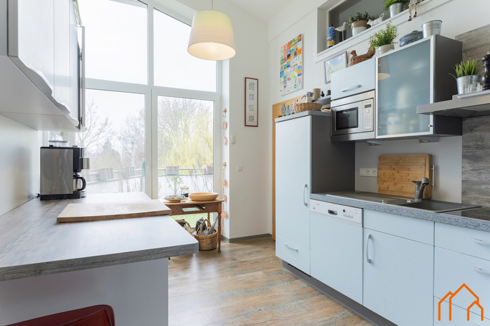 Küche Penthouse mit Zugang zur 2. Terrasse