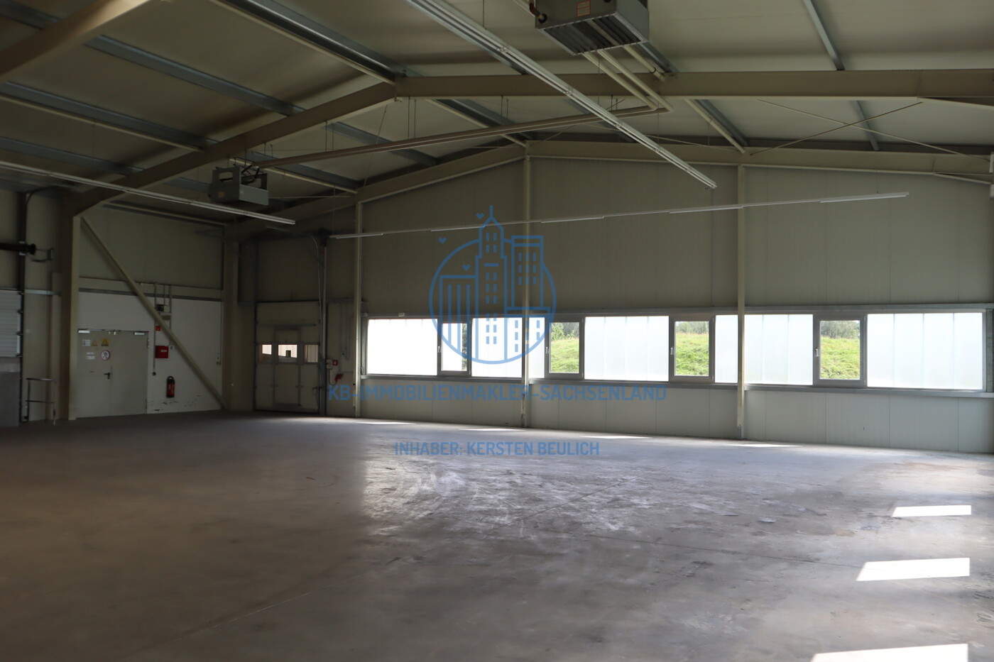 Innenausstattung der Warmhalle