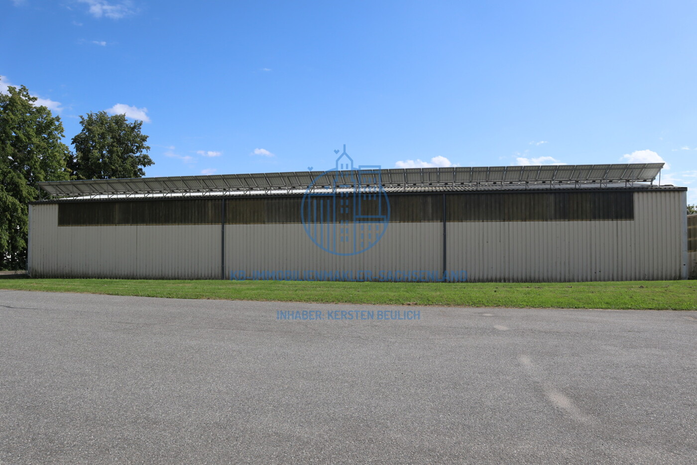 Fassadenansicht der Kalthalle