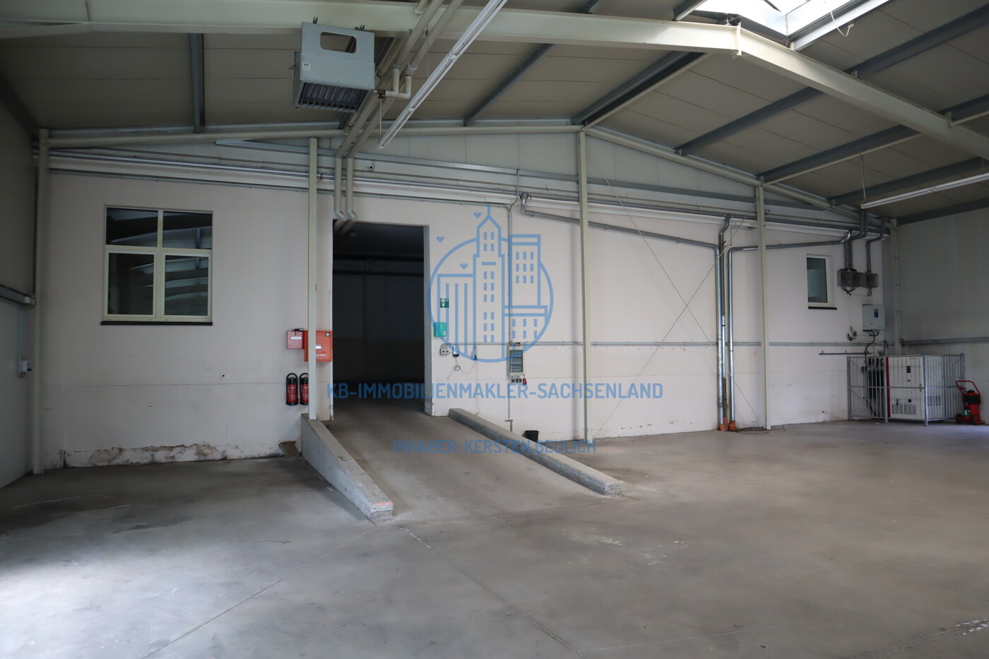 Innenausstattung der Warmhalle