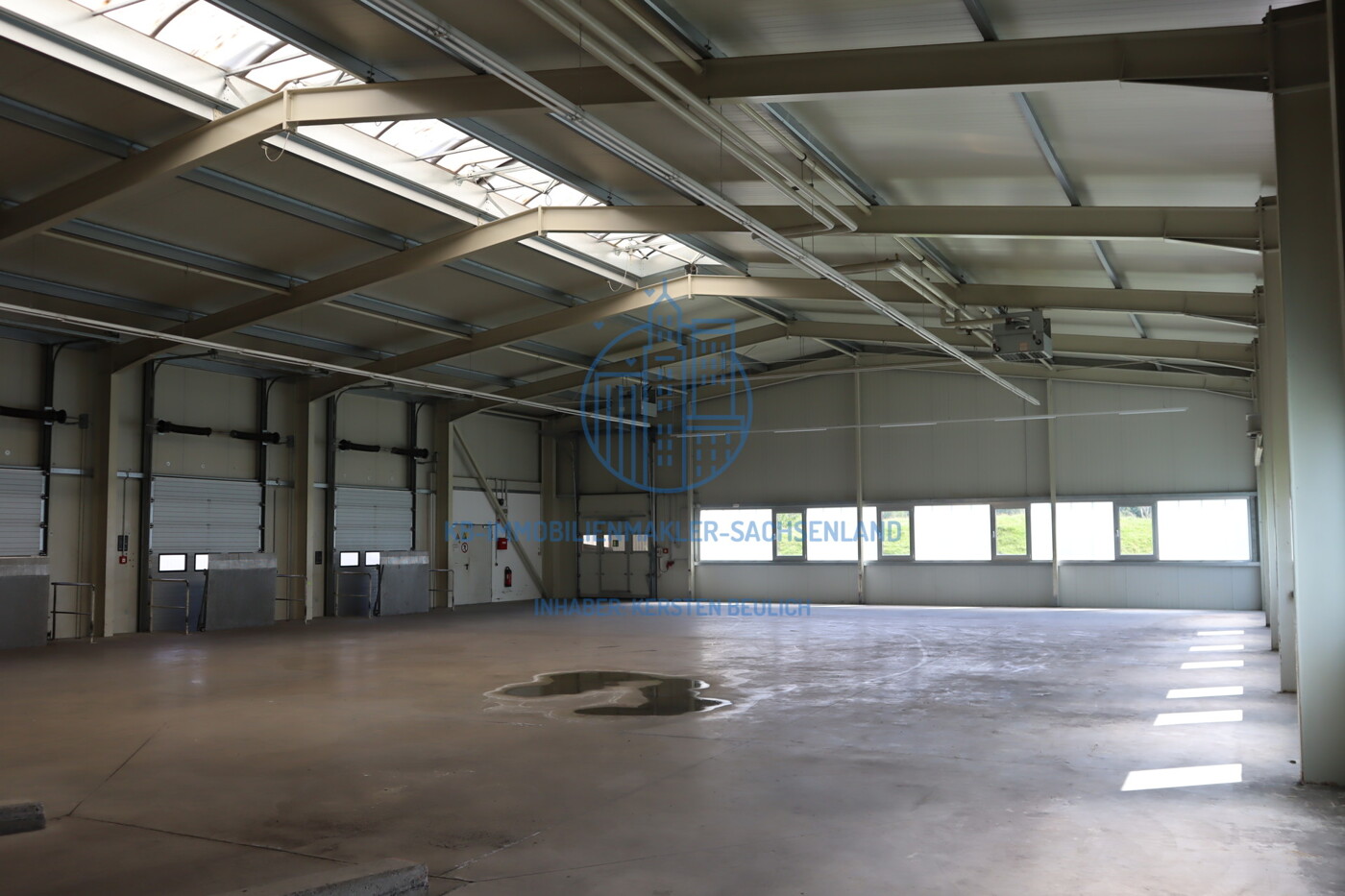 Innenausstattung der Warmhalle