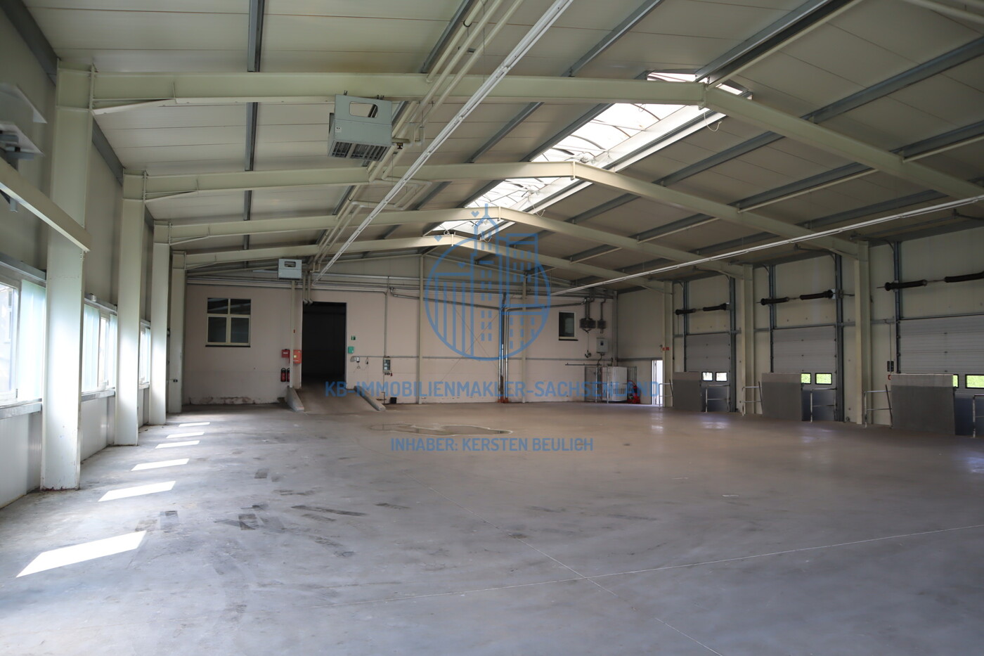 Innenausstattung der Warmhalle