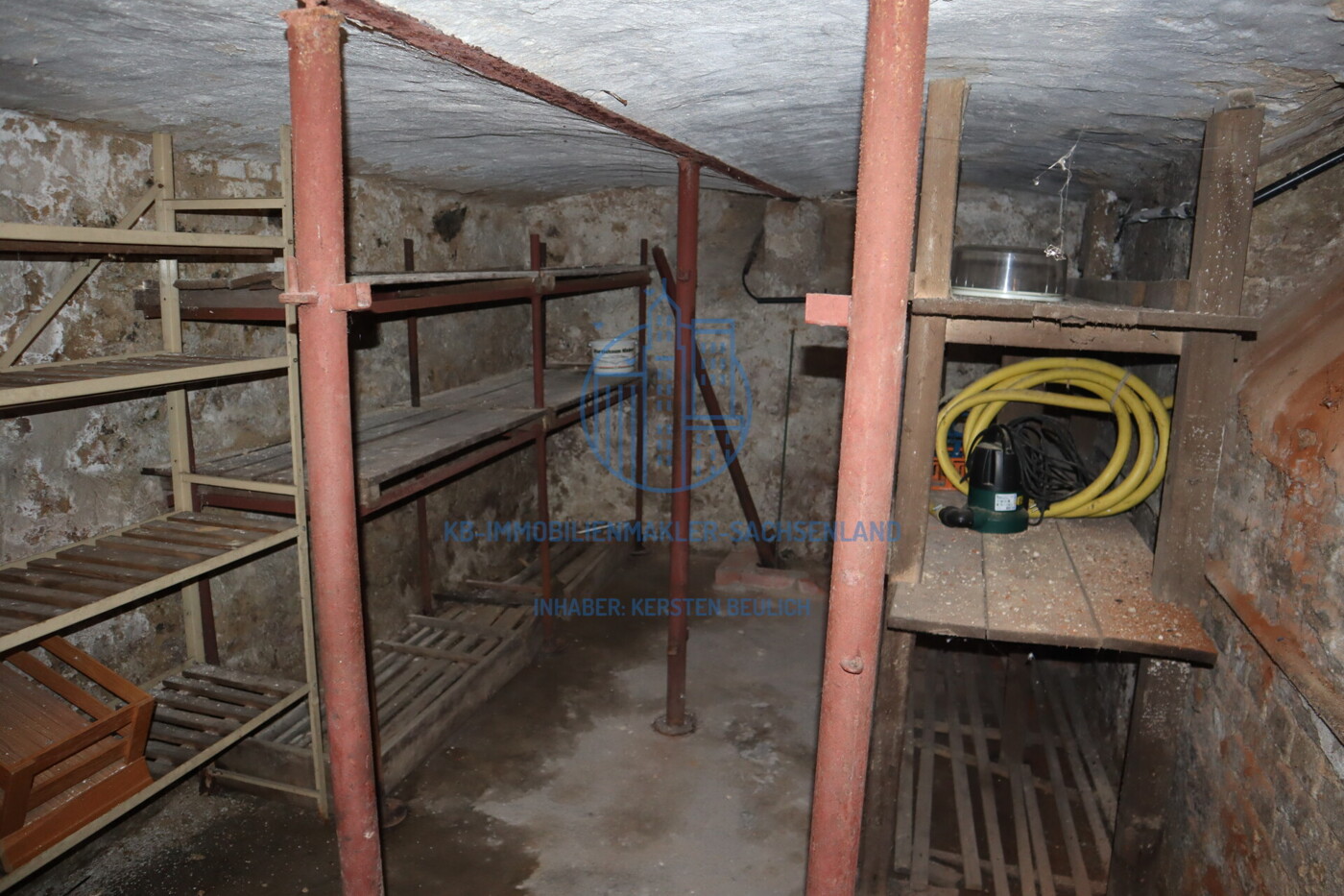 Keller mit einer Kappendecke