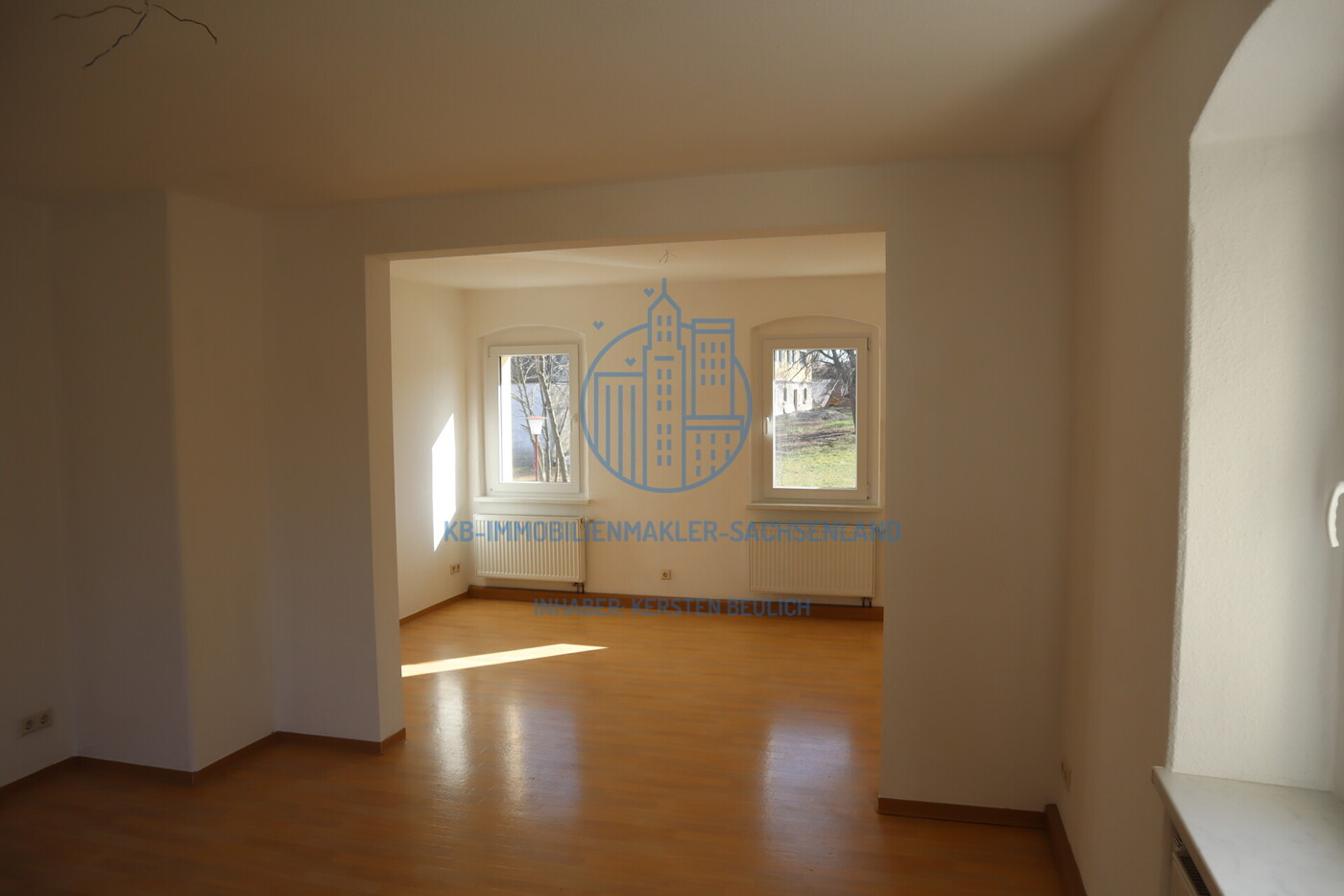 Wohnzimmer der Wohnung im OG