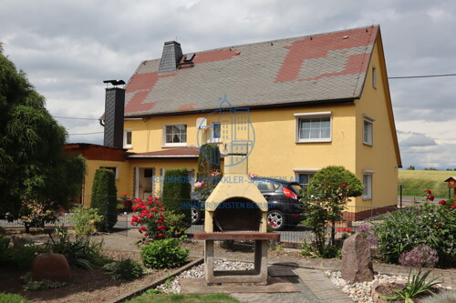 hofseitige Fassadenansicht des Wohnhauses