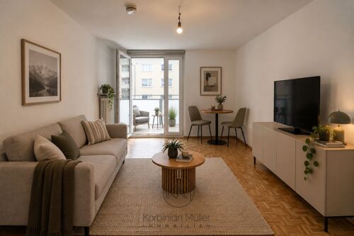 Visualisierung - Wohn- und Schlafzimmer