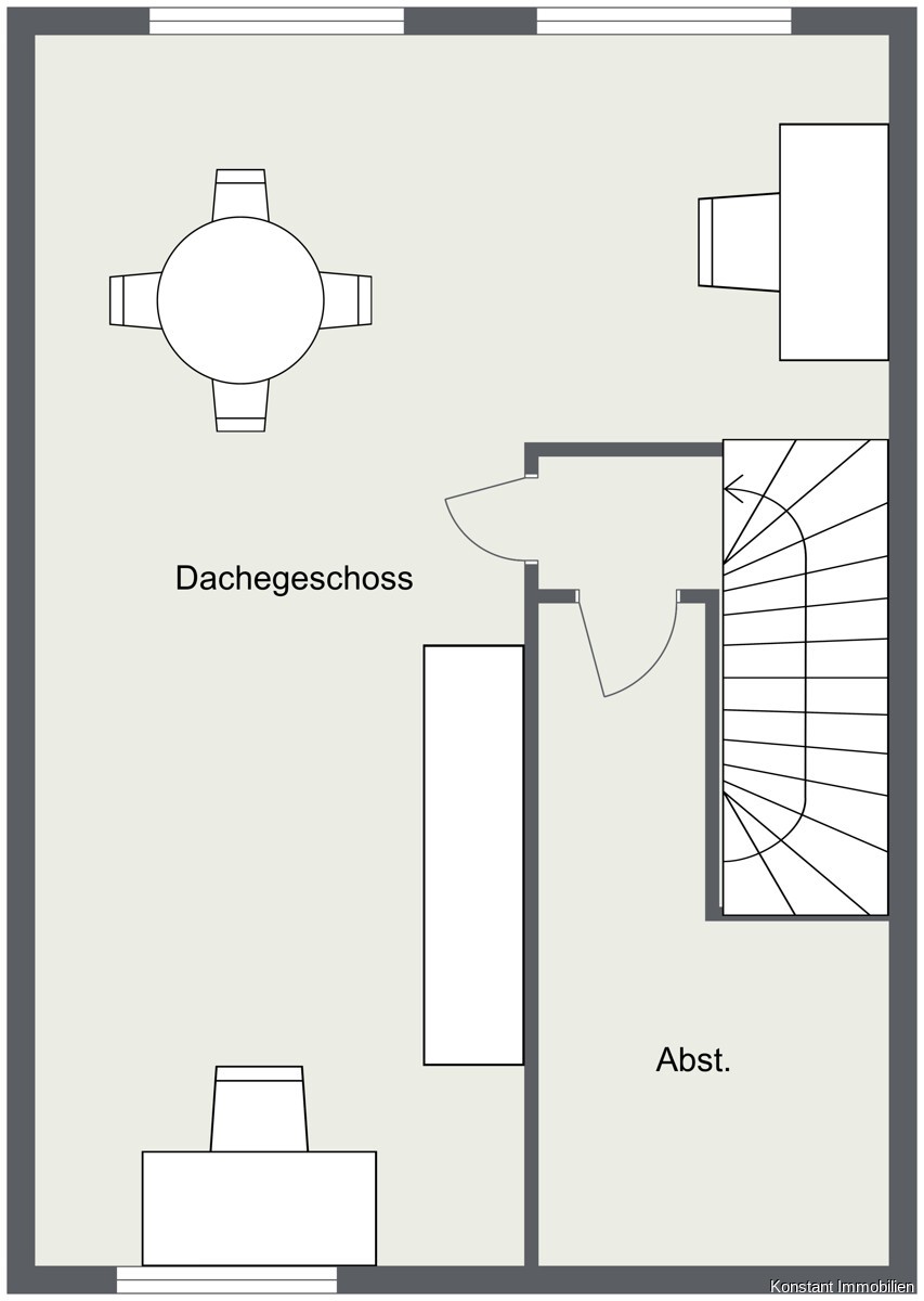 Dachgeschoss Gurndriss