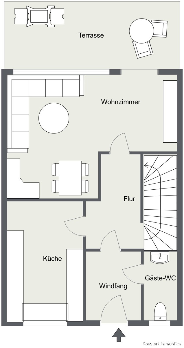 Erdgeschoss Grundriss