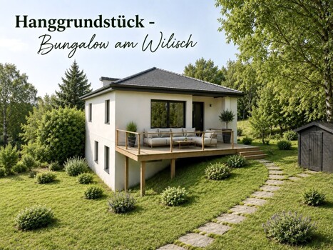 Grundstück mit Haus beispielhaft
