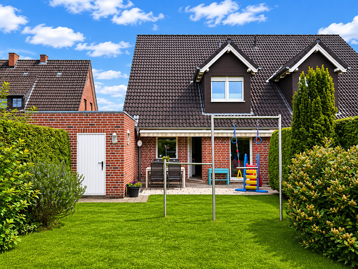 Hausansicht Gartenseite