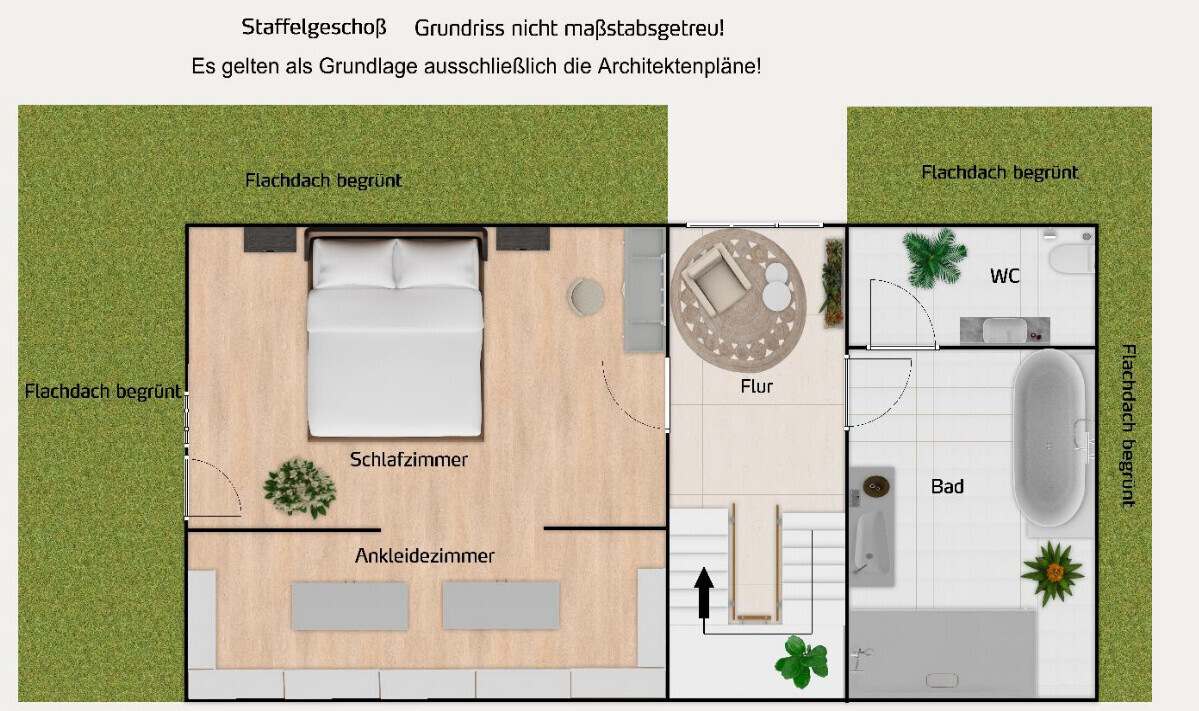 Grundriss Staffelgeschoss