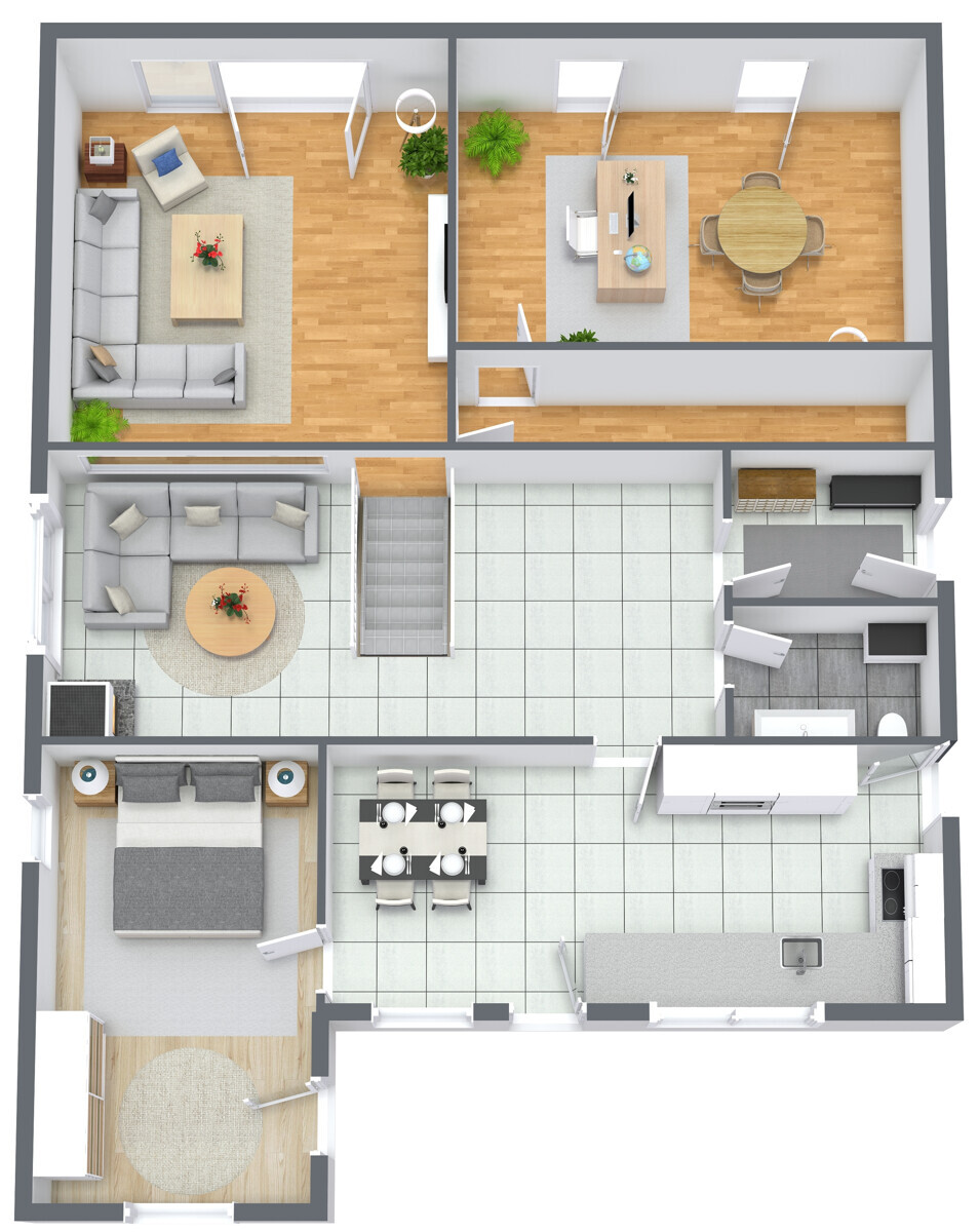 EG Grundriss nicht maßstabsgetreu!