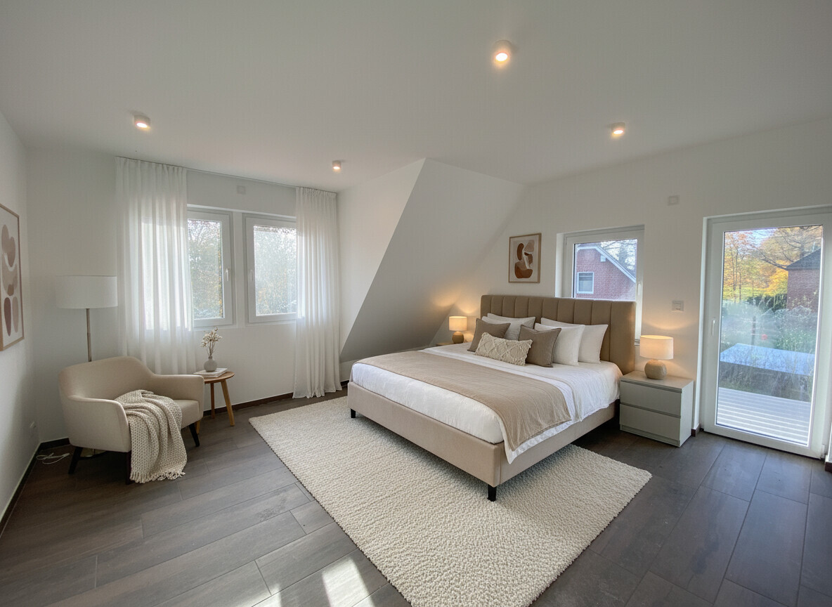 Schlafzimmer OG Vorschau Visualisierung