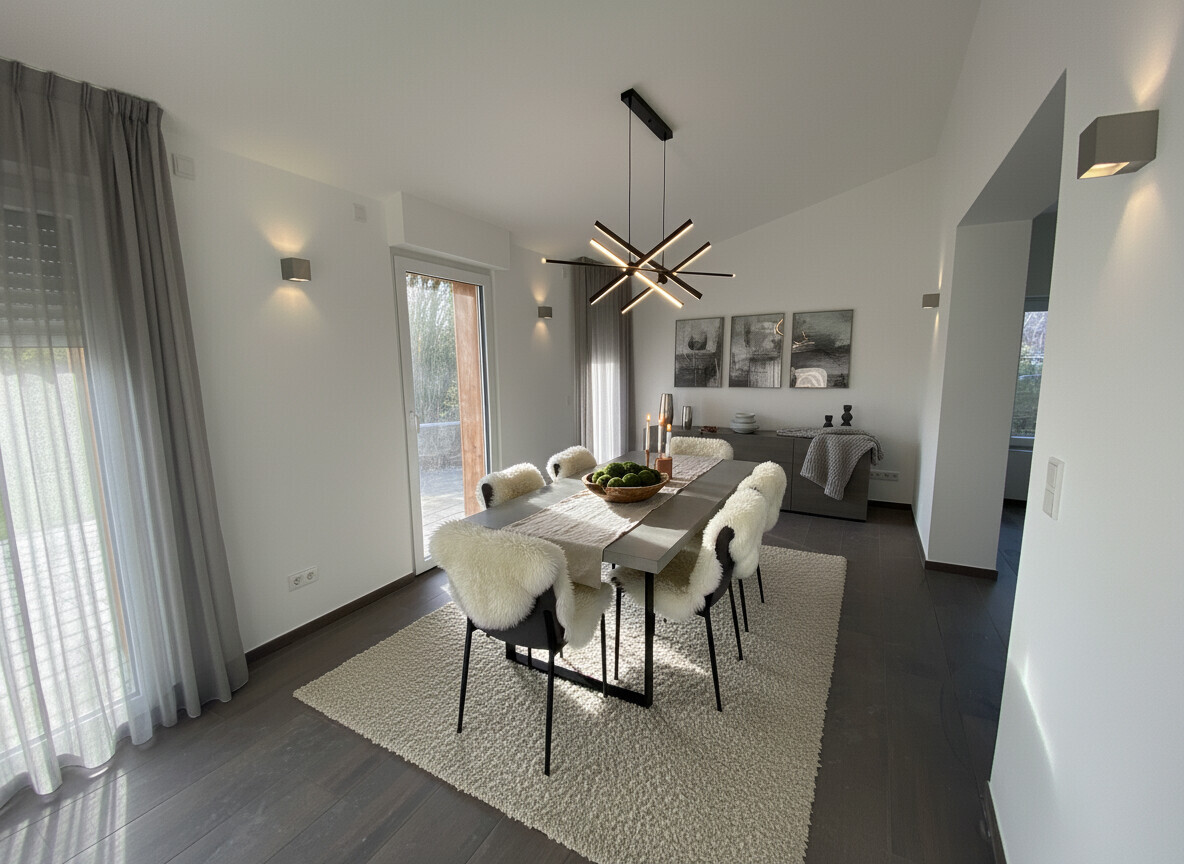 Esszimmer Vorschau Visualisierung